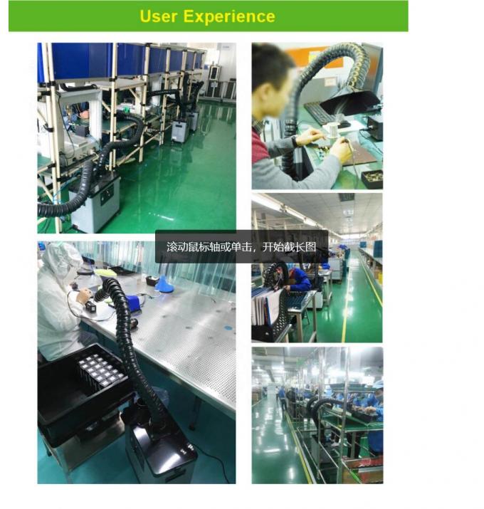 Fumego 200W Nail Salon Fume Extractor Mental Shell