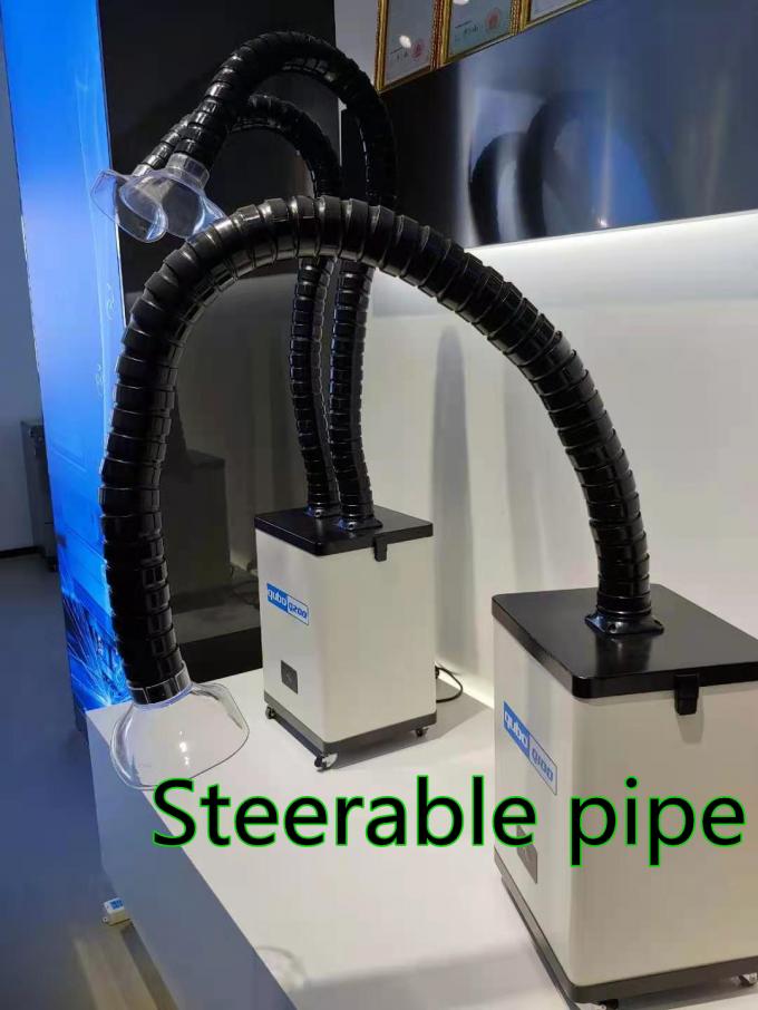 80W Nail Salon Fume Extractor High Negative Pressure 1800pa Nail Dust Collector