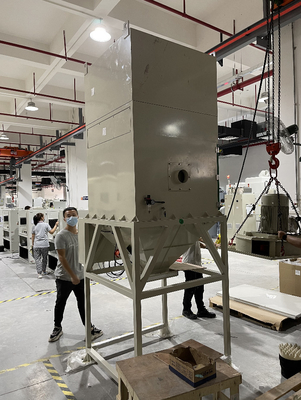 Dust Collector Pulse Jet Self-cleaning System For Wood Working Metal Polishing With Cylinder Filter