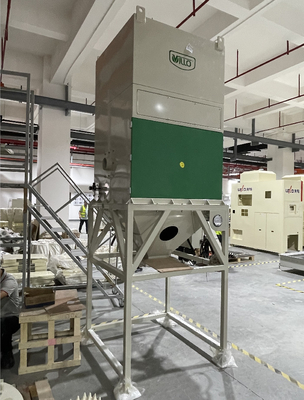Dust Collector Pulse Jet Self-cleaning System For Wood Working Metal Polishing With Cylinder Filter