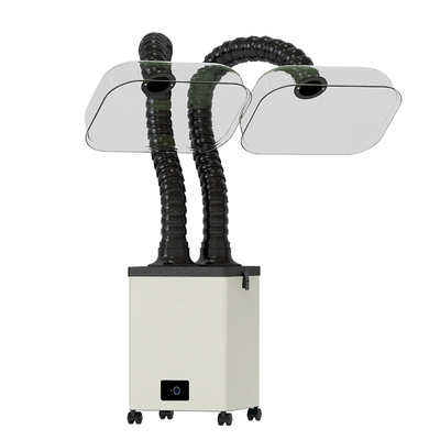 150W Laser Marking Fume Extractor Soldering With 2 Suction pipes