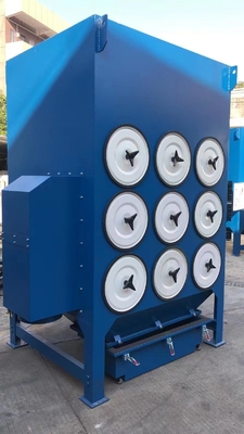 Dust Collector For Laser Cutting Machine Physical Cutter With Nine Cartridge Filters