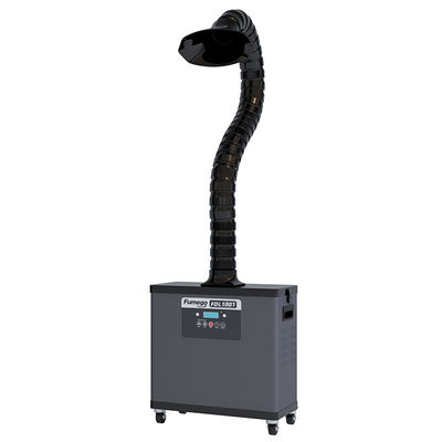 Mobile Soldering Fume Extractor With One Or Two Bamboo Tubes For Co2 Laser Cutting Machine