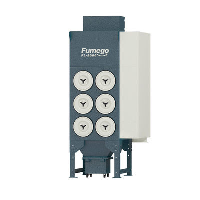 Large Flow Rate 5000m3/h Mobile Fume Extractor For Laser Cutting