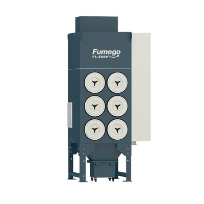 Large Flow Rate 5000m3/h Mobile Fume Extractor For Laser Cutting
