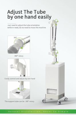 Large Suction Power 350W Dental Aerosol Suction Machine With UV Lamp