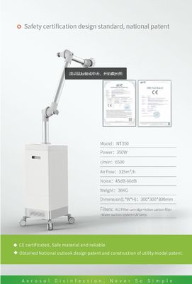 220V 55dB Dental Aerosol Suction Unit Independent Water Suction