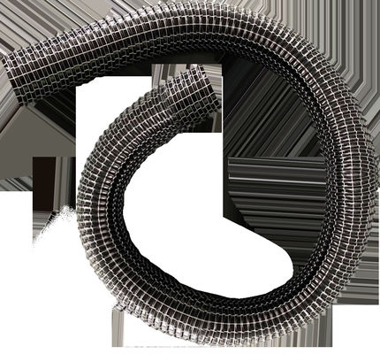 75mm Fume Extractor Accessories Black Welding Fume Extraction Hose