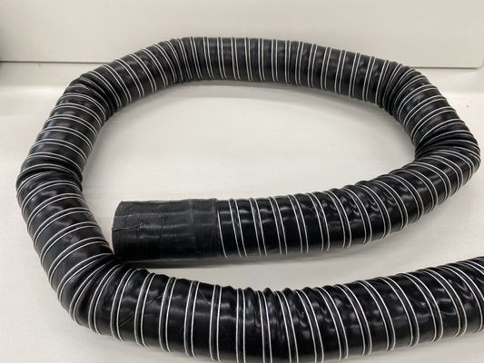 75mm Fume Extractor Accessories Black Welding Fume Extraction Hose