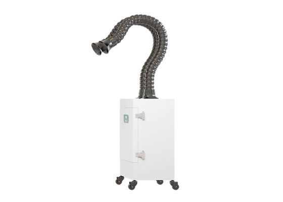 Portable 300W Fume Extraction Unit With Double Suction Pipes
