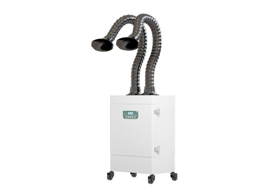 Portable 300W Fume Extraction Unit With Double Suction Pipes