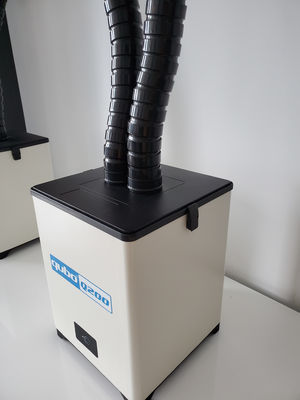 Lightweight Laser Marking Fume Extractor Portable With 2 Suction Arm
