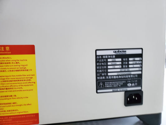 Lightweight Laser Marking Fume Extractor Portable With 2 Suction Arm