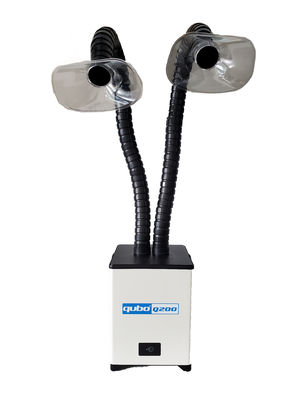 Lightweight Laser Marking Fume Extractor Portable With 2 Suction Arm