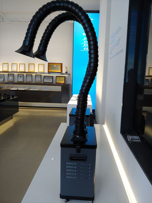 Two Ductings Beauty Salon Fume Extractor With HEPA Filter