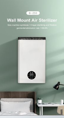 280M3/H Wall Mounted Air Purifier With PM2.5 Sensor