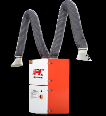 Microcomputer Chip Control Welding Fume Extractor With Two Suction Pipes