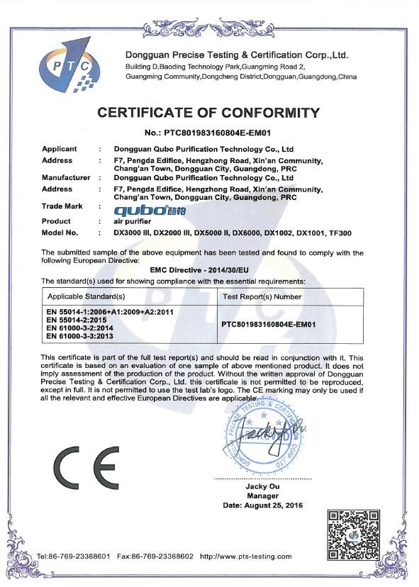 China Shenzhen Future Technology Co., Ltd Certification